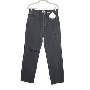 New Pistola Cassie Super High‎ Rise Straight Distressed Jeans Size 28